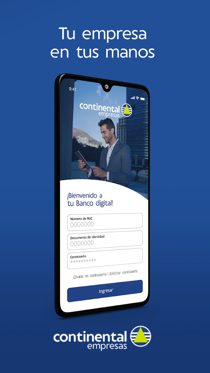 App bancaria Continental Banca Empresas 1